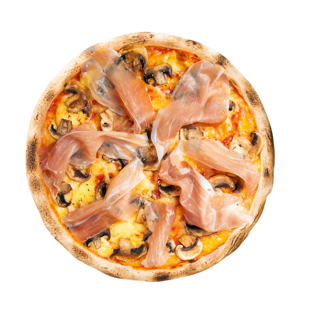 Pizza Jamon y Champiñones Personal 
